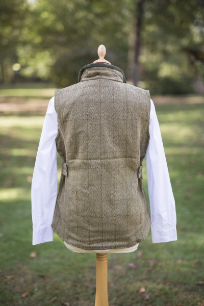 Gilet tweed clair