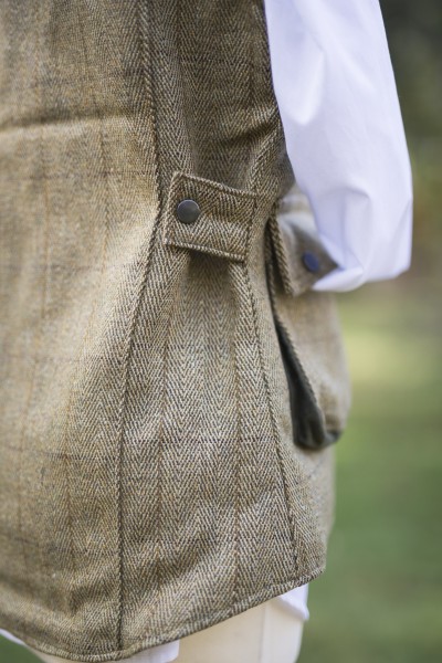 Gilet tweed clair