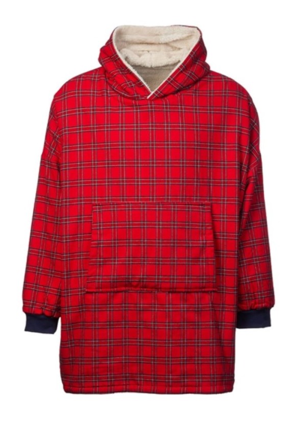 Sweat à capuche flanelle irlandaise homme| 100 % coton flanelle + polaire