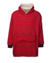 Sweat à capuche flanelle irlandaise homme| 100 % coton flanelle + polaire
