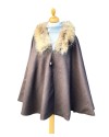 Cape Mahault – Tweed Marron Mocha | Élégance féminine après-chasse – Fabrication française