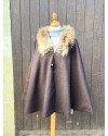 Cape Mahault – Tweed Marron Mocha | Élégance féminine après-chasse – Fabrication française