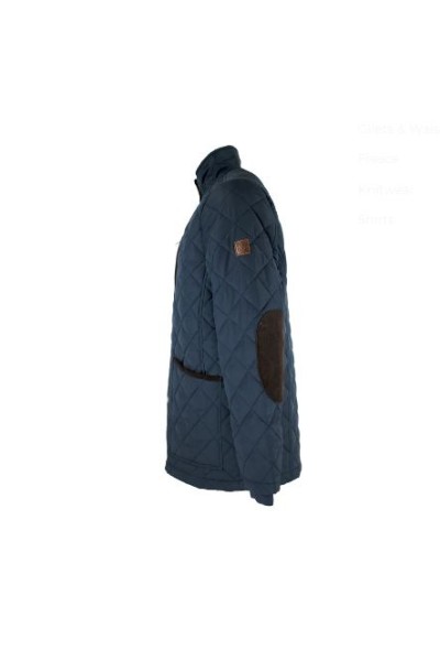 Manteau matelassé homme – Bleu marine – style urbain & chaud