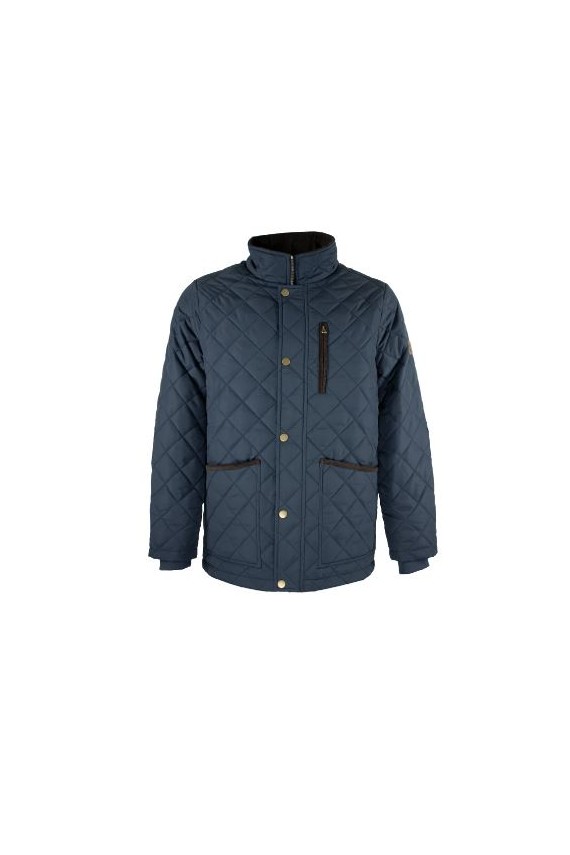 Manteau matelassé homme – Bleu marine – style urbain & chaud