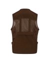 Gilet de chasse homme – Stambridge | Marron, aérien et technique