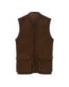 Gilet de chasse homme – Stambridge | Marron, aérien et technique