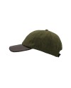 Casquette baseball enfant – Tweed Visière Cuir Véritable