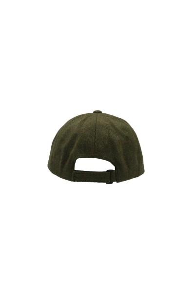 Casquette Unisexe Baseball en Tweed avec Visière Cuir – Casquette Étanche & Réglable
