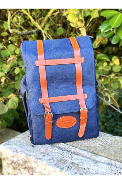 Sac à dos pique-nique isotherme – 4 personnes - Bleu