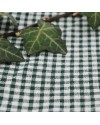 Nappe pique-nique vichy vert foncé XL – 280 × 140 cm