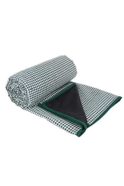 Nappe pique-nique vichy vert foncé XL – 280 × 140 cm