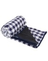 Nappe pique-nique grands carreaux bleus – 140 × 140 cm