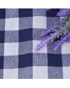 Nappe pique-nique grands carreaux bleus – 140 × 140 cm