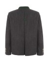 Veste autrichienne traditionnelle enfant en laine anthracite