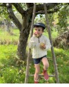 Pull Enfant Zippé Blanc – Laine Douce & Fermeture Pratique