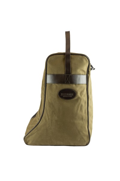 Sac à bottes vert en toile...
