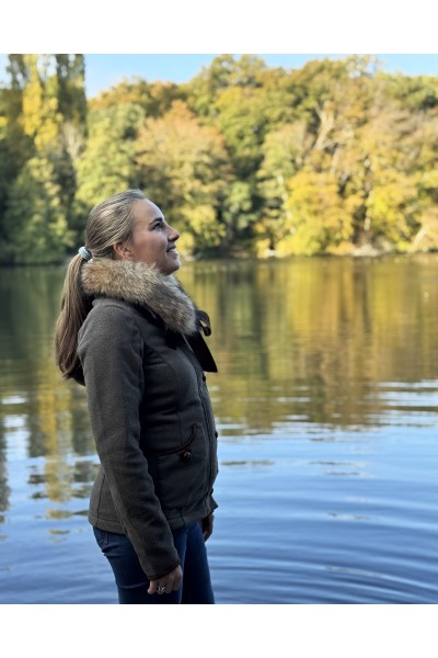 Veste polaire femme Claire – Marron | Élégance rustique et chaleur confortable