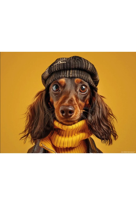 Set de table chien - Choco – en vinyle