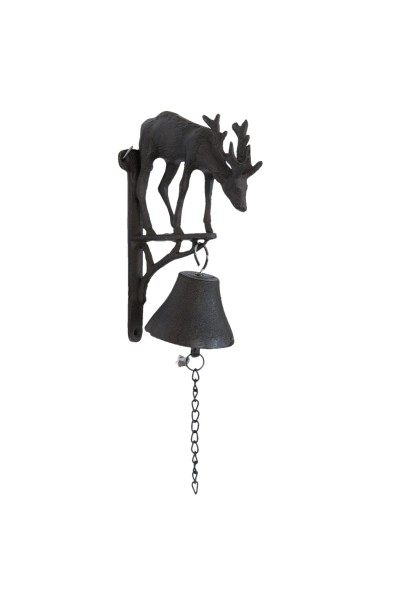 Cloche en fonte motif cerf...