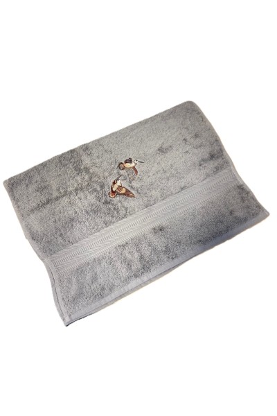 Serviette éponge grise...