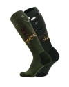 Lot de 2 paires de chaussettes de chasse kaki