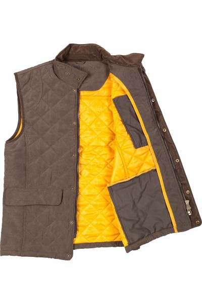 Gilet matelassé homme – Chocolat