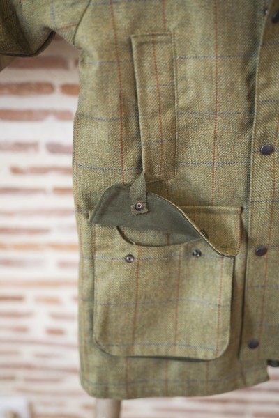 Manteau en tweed homme – Green forest