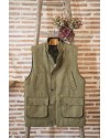 Gilet en tweed clair homme