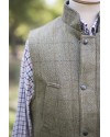 Gilet en tweed clair homme