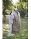 Gilet en tweed clair homme