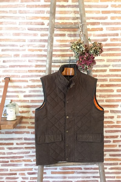 Gilet matelassé homme – Chocolat