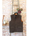 Gilet matelassé homme – Chocolat