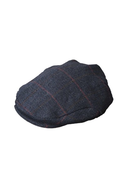 Casquette enfant - Tweed bleu