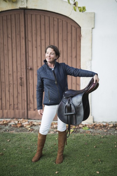 Veste huilée matelassée - Navy