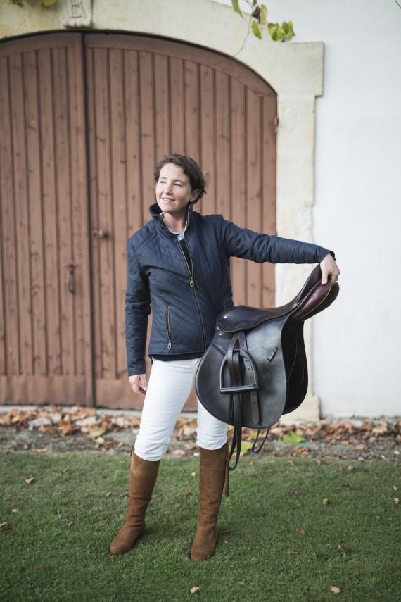 Veste huilée matelassée - Navy