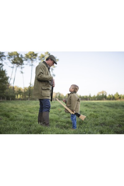 Manteau en tweed homme – Green forest