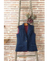 Gilet matelassé femme - bleu marine