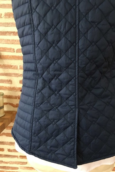 Gilet matelassé femme - bleu marine