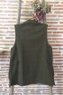 Gilet en tweed et nubuck homme