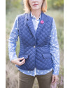 Gilet matelassé femme - bleu marine