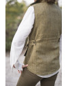 Gilet tweed clair