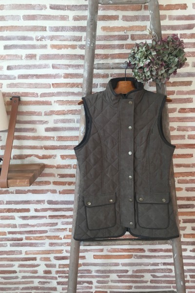 Gilet matelassé femme - Olive