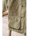 Manteau enfant en tweed - Vert clair