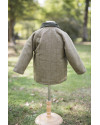 Manteau enfant en tweed - Vert clair