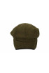 Casquette tweed vert foncé H/F - oreillettes à rabat