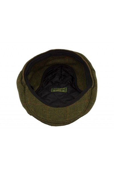 Casquette tweed vert foncé H/F - oreillettes à rabat