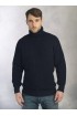 Col roulé homme bleu marine